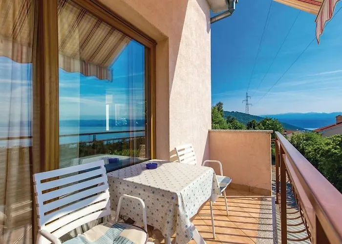 Breathtaking View On Mediterranean Sea And Islands Lovran